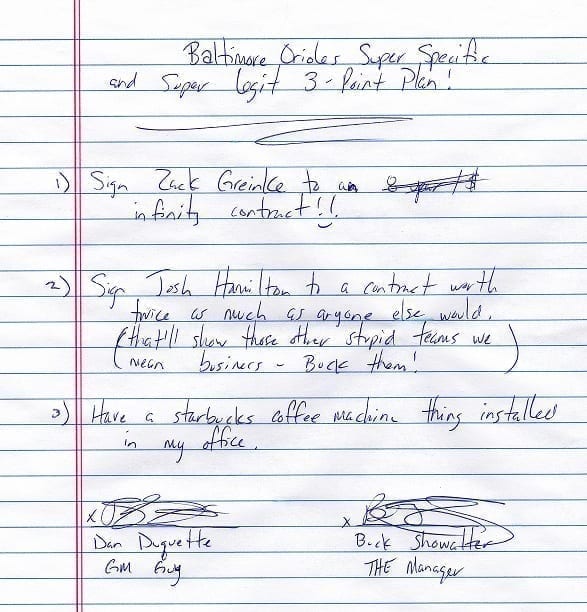Three Point Plan