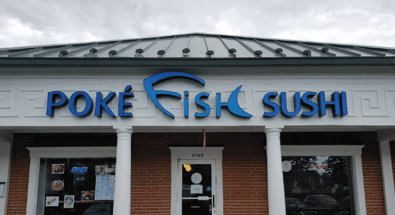 Poke Fish Sushi
