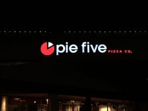 pie five pizza co signage